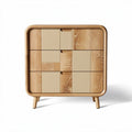Wooden storage cabinet with minimalist design and six drawers 65 x 40 x 80cm