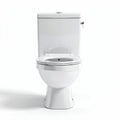 One-piece toilet with dual flush system ceramic construction white 70 x 40 x 75cm
