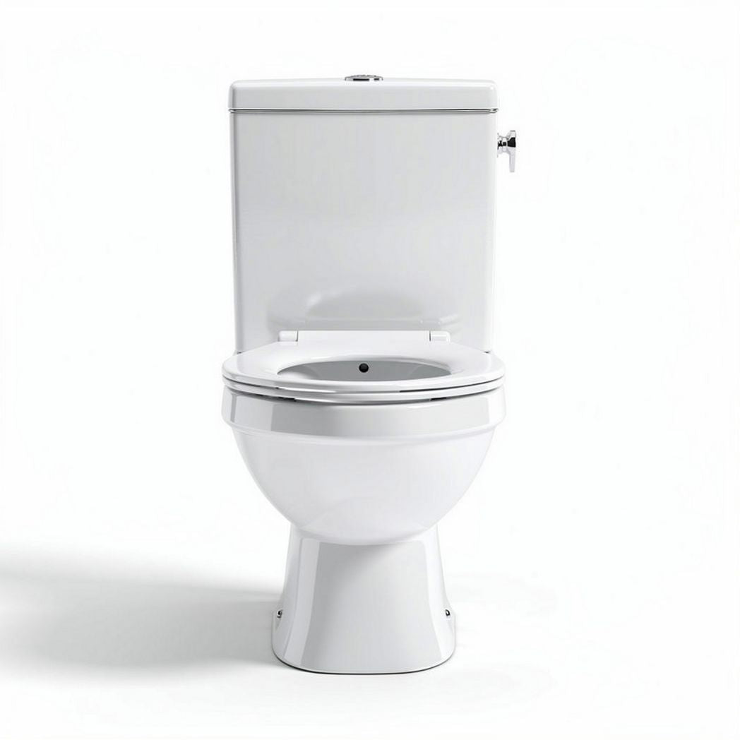 One-piece toilet with dual flush system ceramic construction white 70 x 40 x 75cm