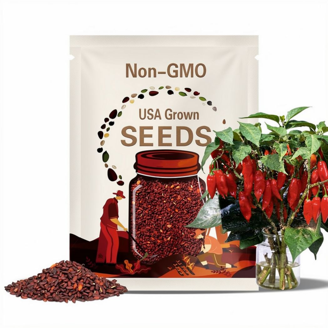 Hot Paper Lantern Hot Peppers Seeds