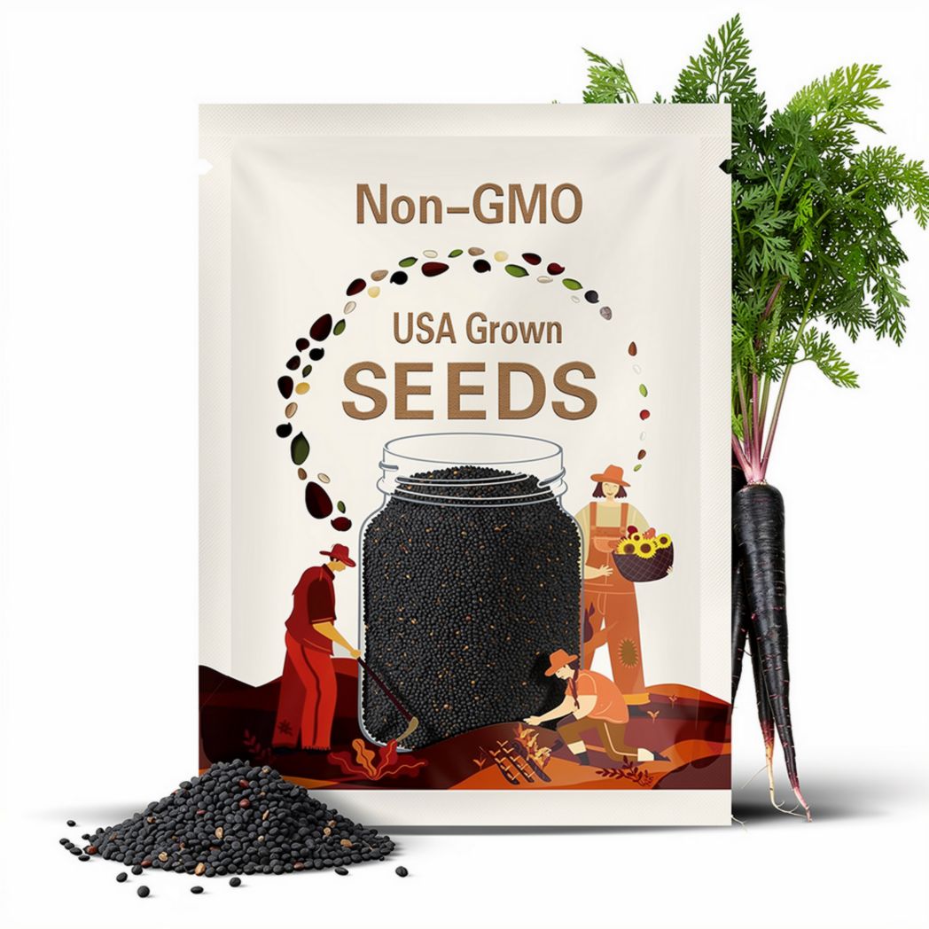 Black Nebula Carrot Seeds