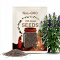 Chia Seeds - Organic, Heirloom, Open Pollinated, Non GMO - Grow Indoors, Outdoors, In Pots, Grow Beds, Soil, Hydroponics & Aquaponics