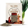 Scallion Seeds - Organic, Heirloom, Open Pollinated, Non GMO - Grow Indoors, Outdoors, In Pots, Grow Beds, Soil, Hydroponics & Aquaponics