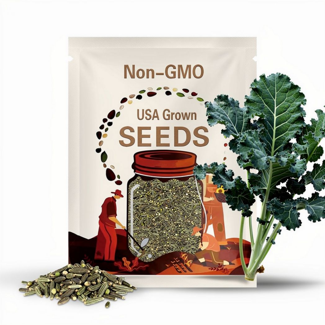 Blue Ridge Hybrid Kale Seeds