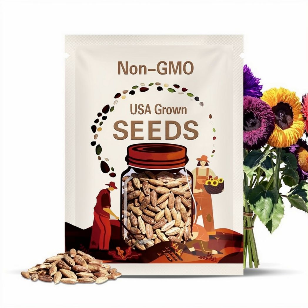 700+ Giant Teddy Bear Sunflower Seeds, Heirloom Non-GMO