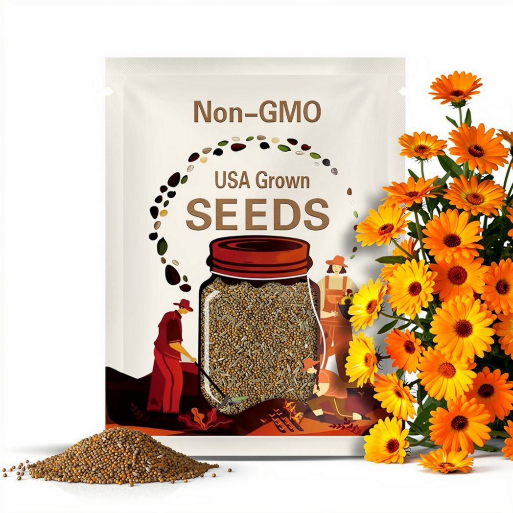 Calendula (Pot Marigold) Seeds (Calendula officinalis)