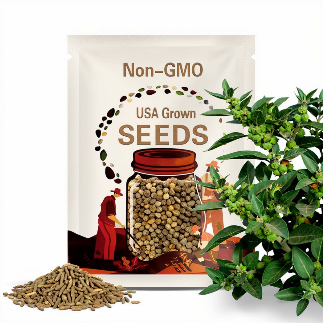 Ashwagandha Seeds – Heirloom Medicinal Herb, Indian Ginseng for Wellness, Apothecary and Therapeutic Gardens | 50 Seeds