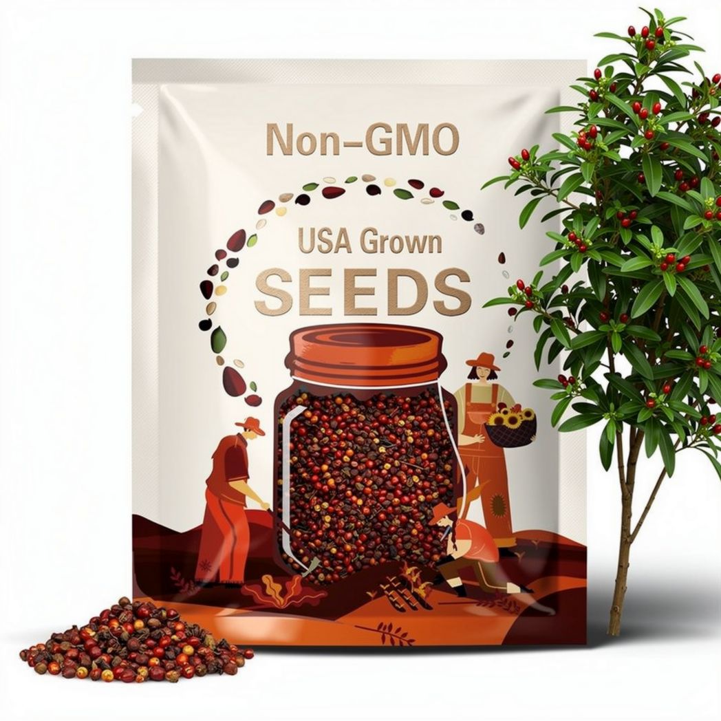 Chiltepin / Chile Pequin / Tepin Pepper Seeds | Heirloom - Non-GMO | Capsicum Annuum | Vegetable Seeds | Seed Store | 1284