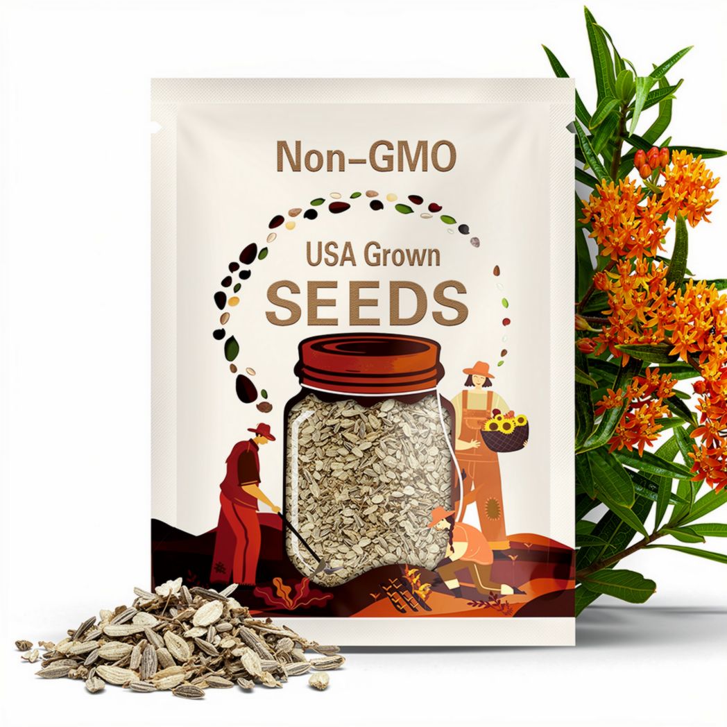 Milkweed Seeds Butterfly Weed Seeds Asclepias tuberosa