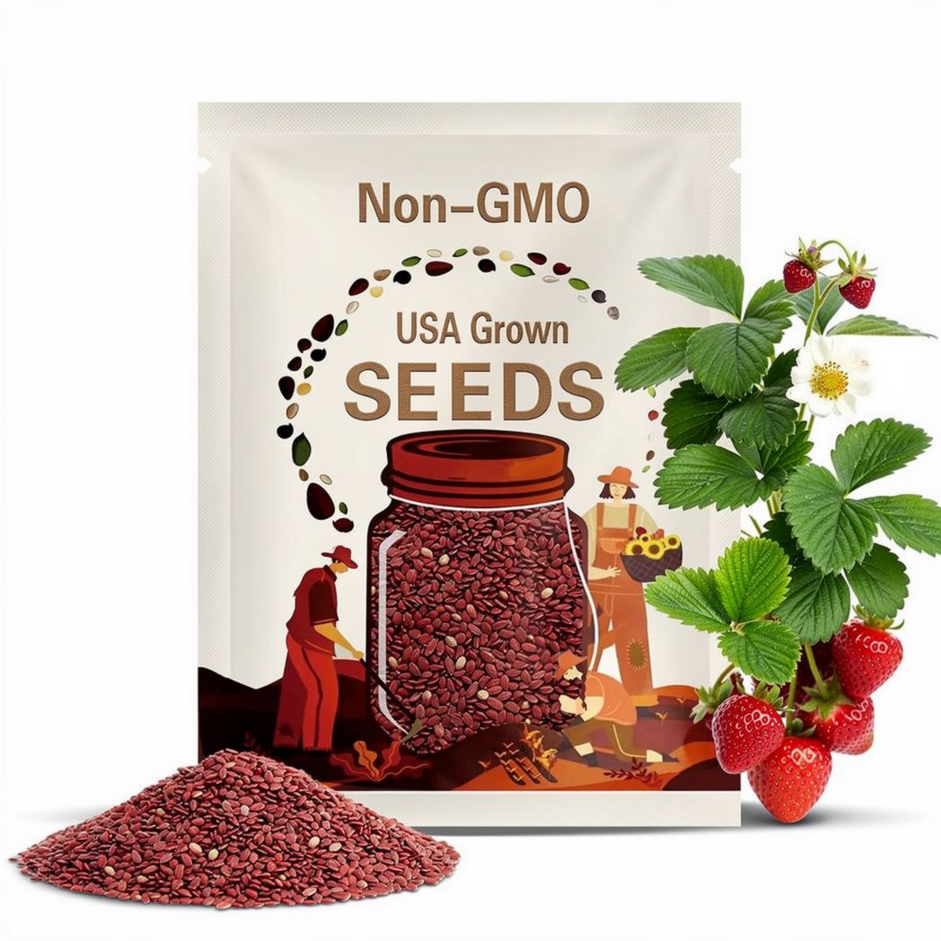 30 seeds, Albion Ever-bearing Strawberry seeds