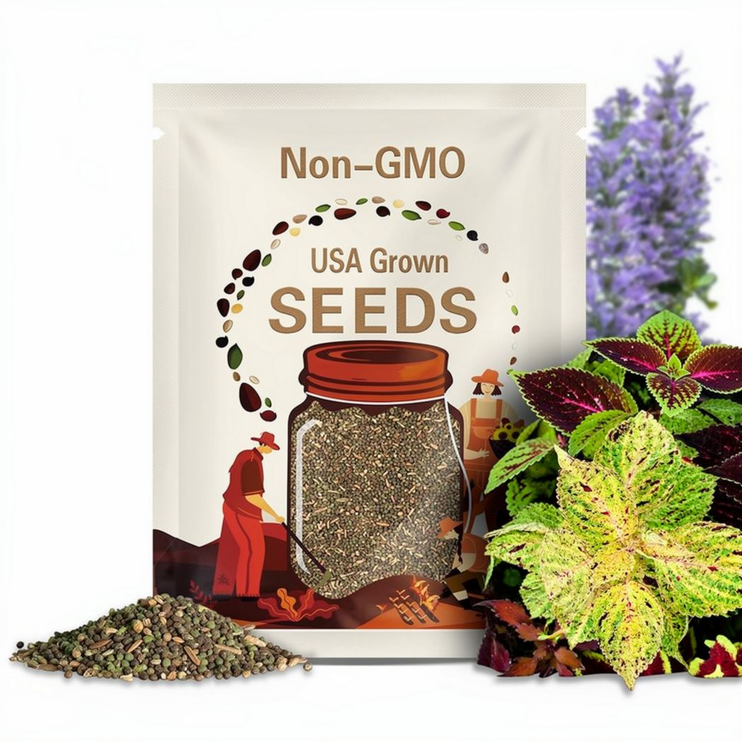 Coleus (seeds) Mardi Gras, Vibrant Ornamental Plant, Rare Seeds for Planting, Great for Outdoors and Indoors, Colorful Gift for Gardener